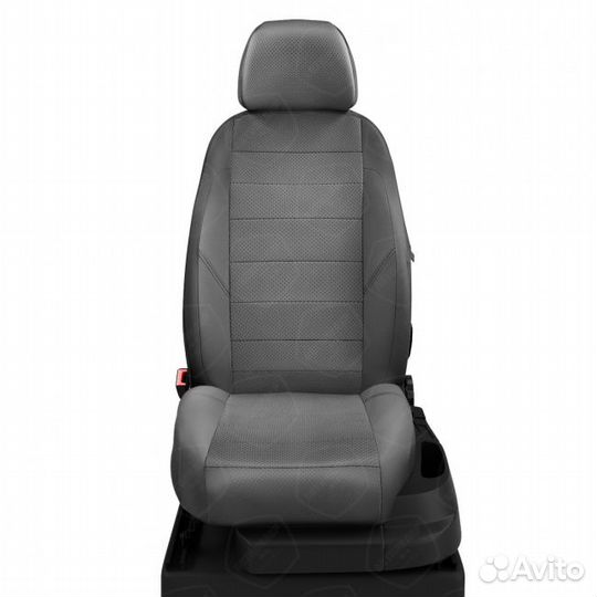 Новый комплект чехлов из экокожи на Toyota Land Cr