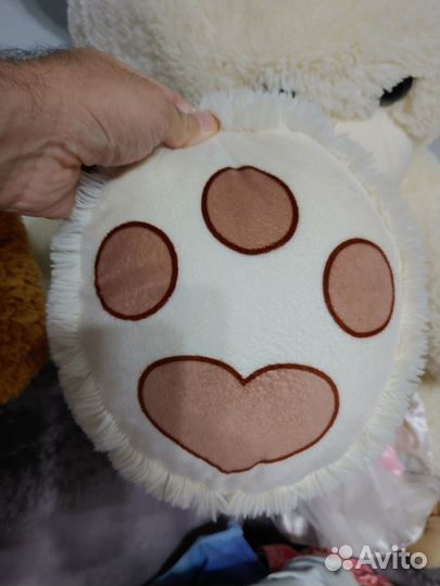 Плюшевый Белый мишка 130см