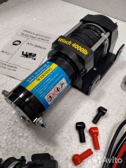 Лебедка электрическая 12вольт 4000lb 2 тонны