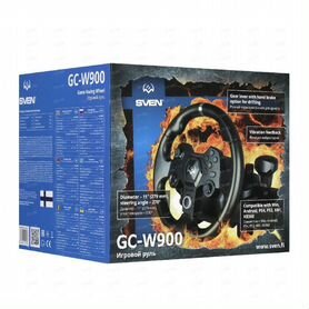 Игровой руль sven gc w900