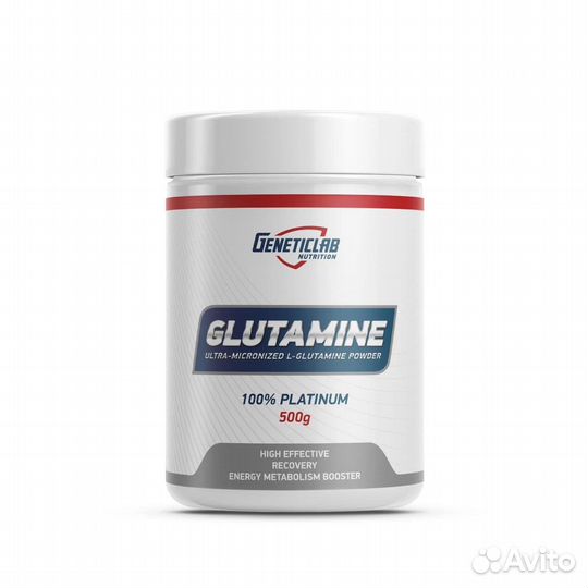 Genetic Lab Glutamine, 500 гр