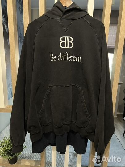 Balenciaga Be Different Layered Hoodie