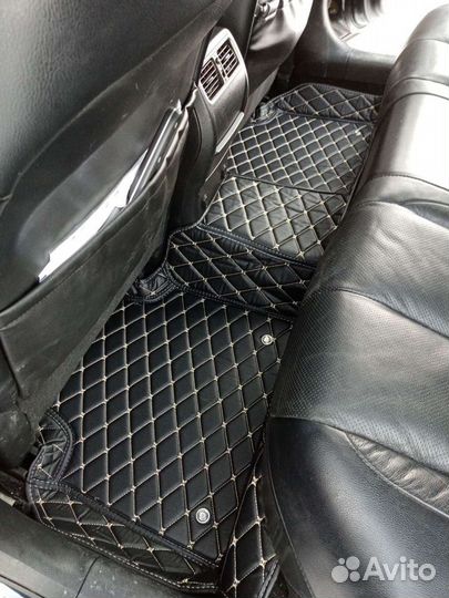 Коврики с Бортами 3d/5d из экокожи на любое Авто