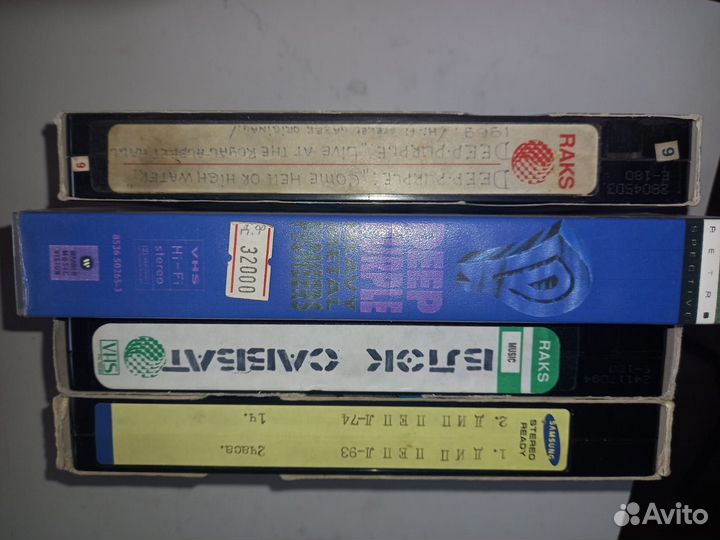 Видео кассеты для магнитофона