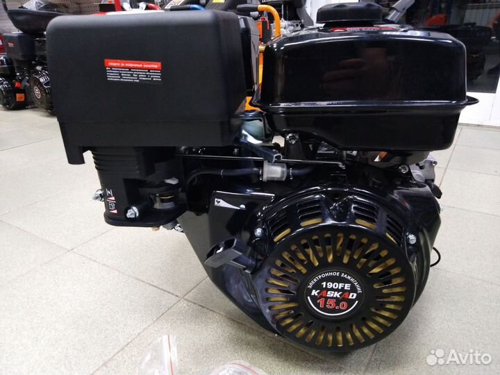 Двигатель бензиновый Kaskad 15,0 л/с 25 мм+эл.стар