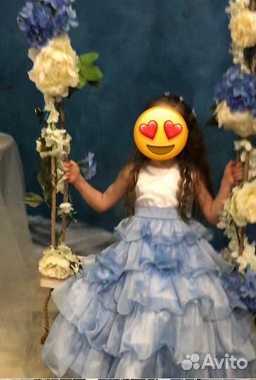 Вечернее платье для девочек рост 110-116