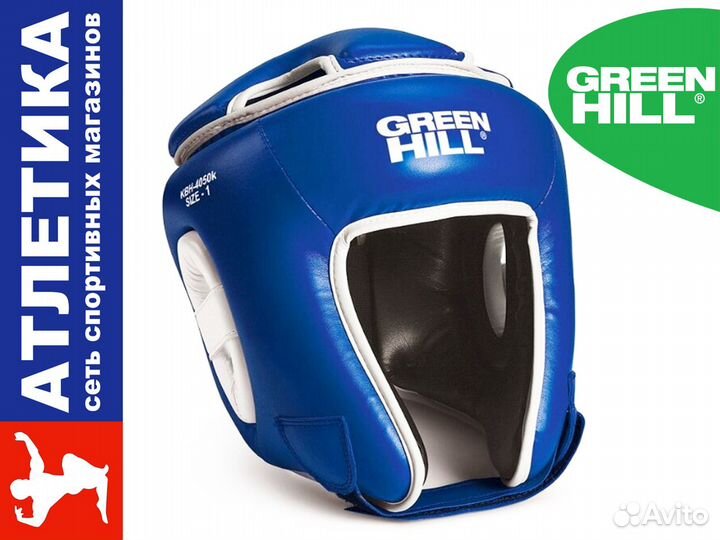 Шлем боксёрский Детский Green Hill