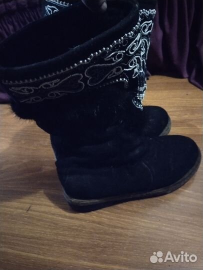 Унты женские 39 -40 размер,б/у