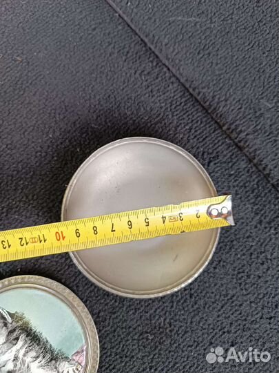 Пудреница «Котенок» «ленэмальер», 50-е гг