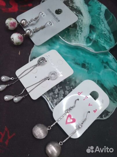 Серьги новые