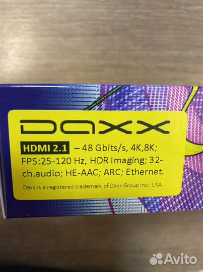 Кабель hdmi 2.1 Daxx r36-11 1.1m