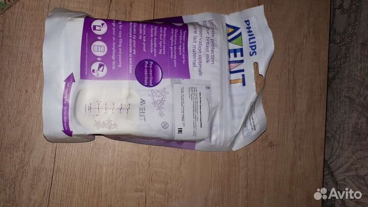 Пакеты для грудного молока авент