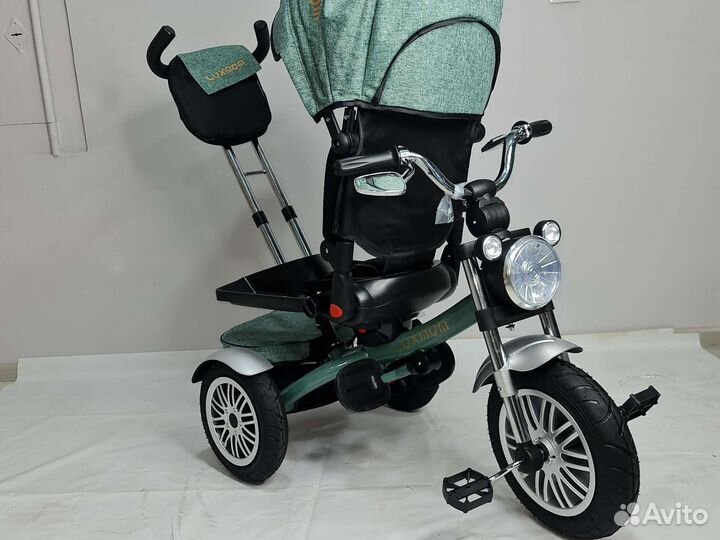 Велосипед с родительской ручкой управления