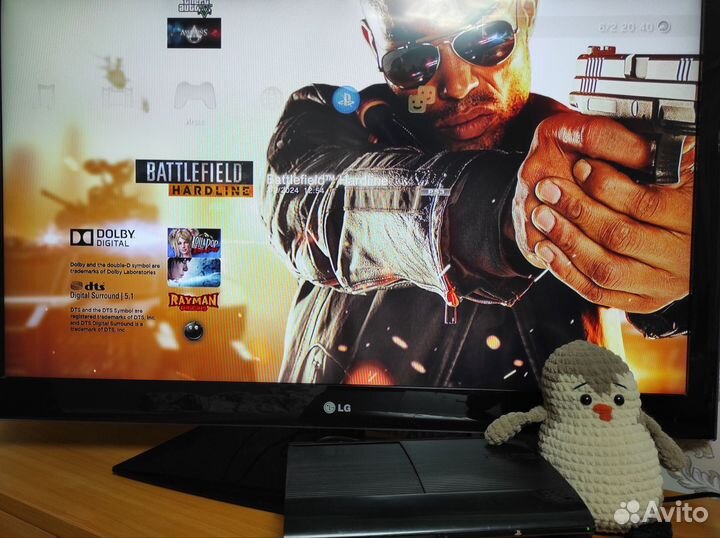 Игровая приставка ps3 Super slim 320gb прошитая