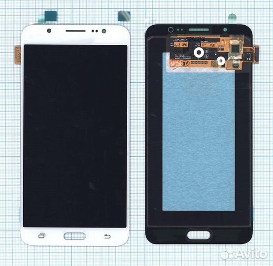 Дисплей Samsung Galaxy J7 2016 SM-J710F белый Orig