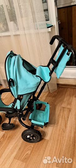 Велосипед коляска с ручкой