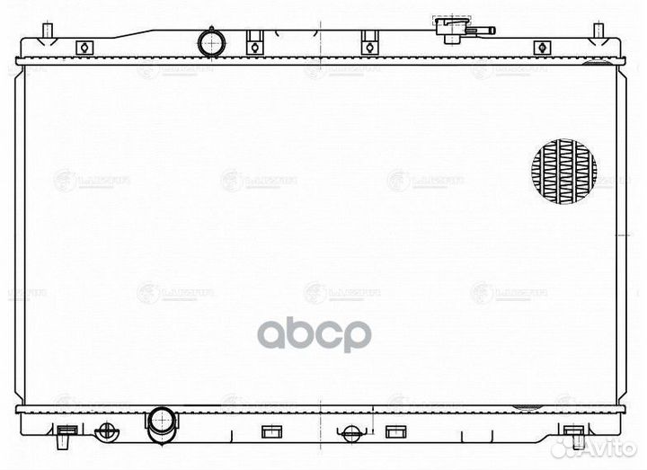 Радиатор охлаждения LRc 2314 LRC2314 luzar