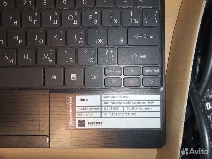 Ноутбук Packard bell
