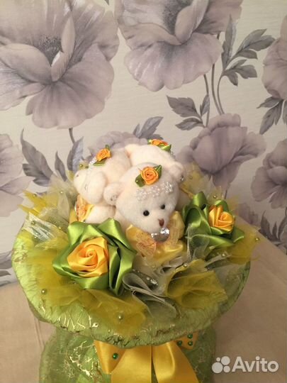 Букеты из мягких игрушек