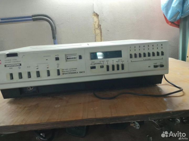 Советский видео магнитофон электроника вм 12