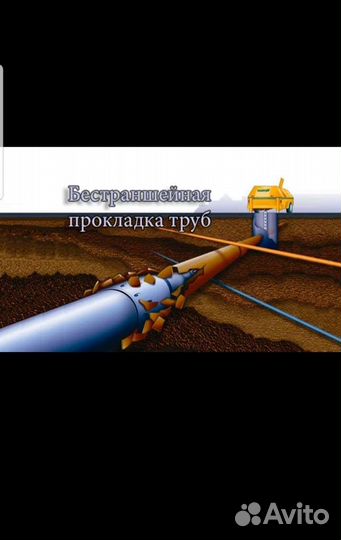Бестраншейная прокладка водопровода