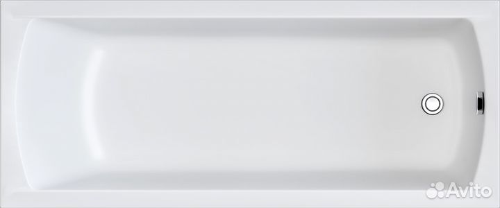 Акриловая ванна Marka One Modern 175x70 см, с каркасом