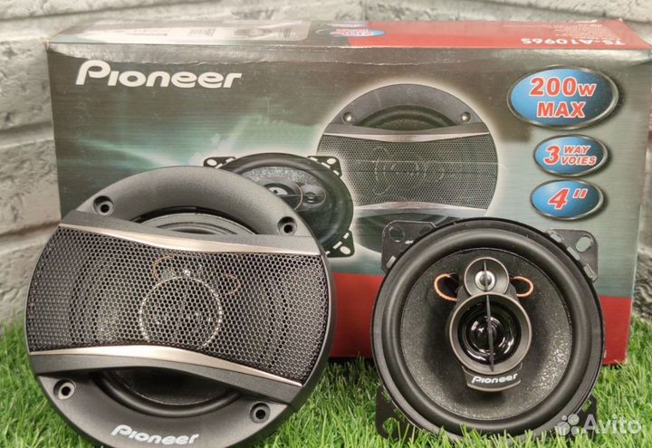 Автомобильные динамики 10 см pioneer