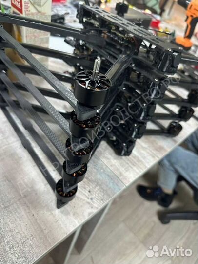 Квaдpoкoптеp FPV рiranha 7 и 10 