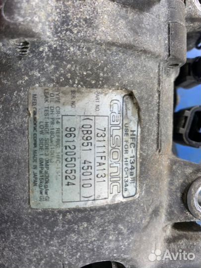 Компрессор кондиционера Subaru Impreza GC 2.0