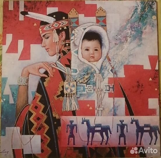 Женщины богини - принт на дереве (для интерьера)