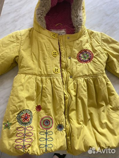 Пальто для девочки 110 116