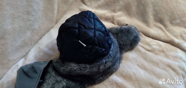 Шапка ушанка с ветрозащитной маской 58-60