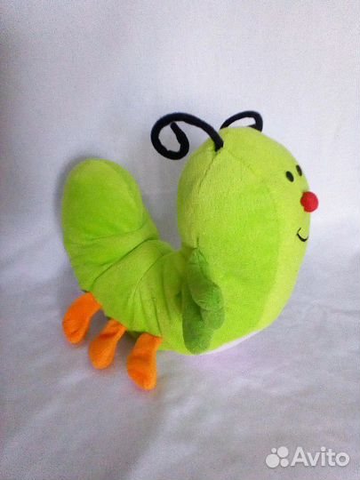 Подушка- подголовник на шею, в виде гусеницы, для