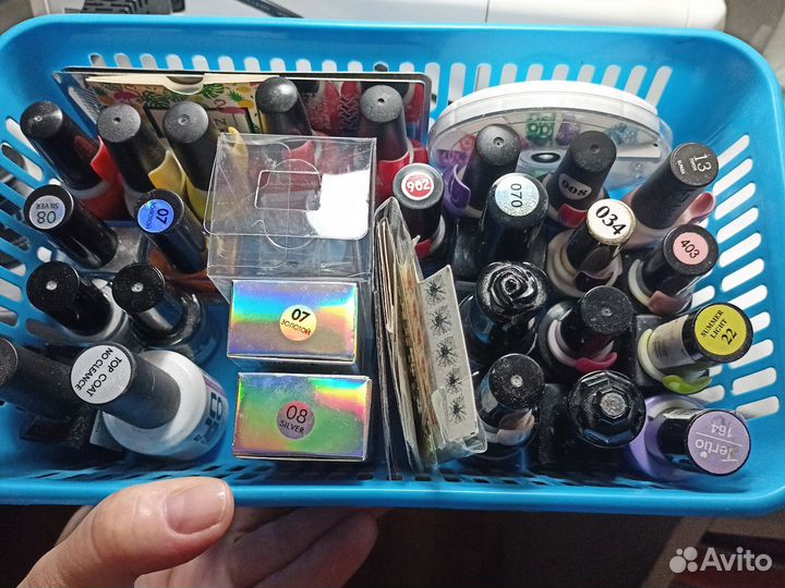 Гель лаки для маникюра набор бу