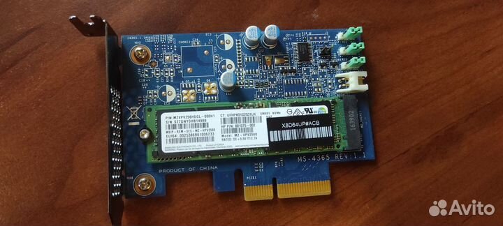 Адаптер pci-e m2 HP