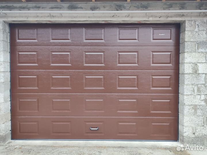 Гаражные секционные ворота качественно