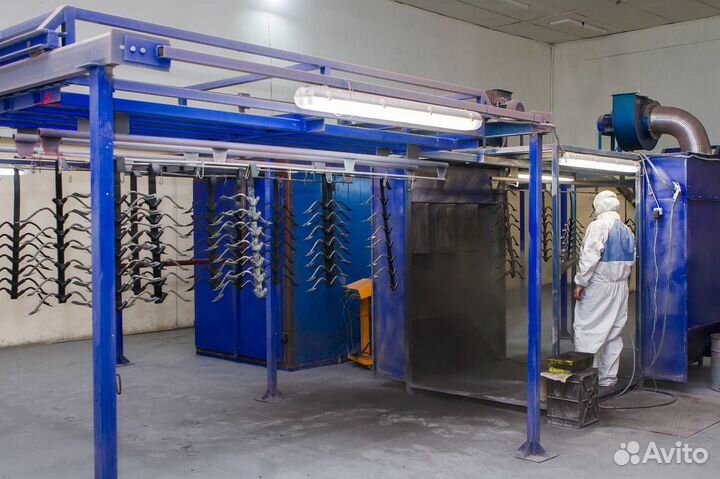 Линии порошковой покраски