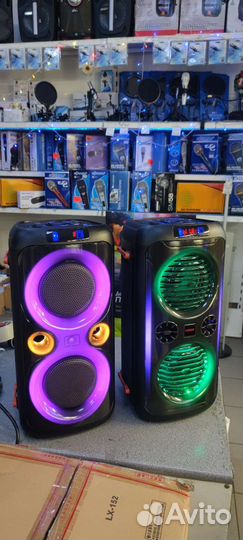 Портативная колонка bluetooth clubaster 800w