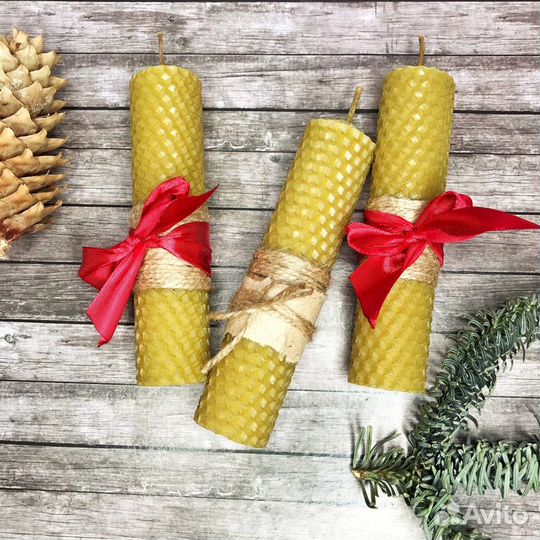 Натуральная свеча (Ручная работа)