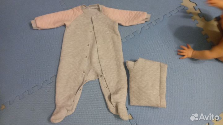Комбинезон слип тёплый 68