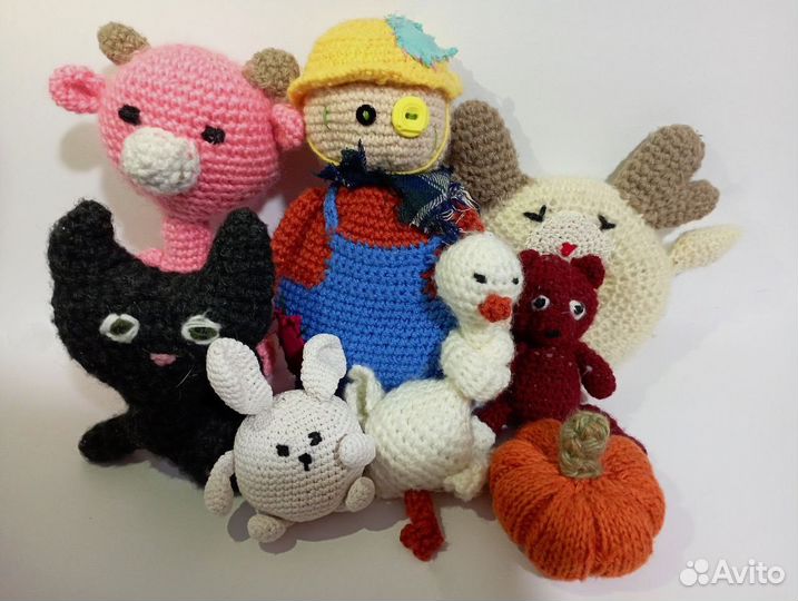 Мягкие игрушки вязаные