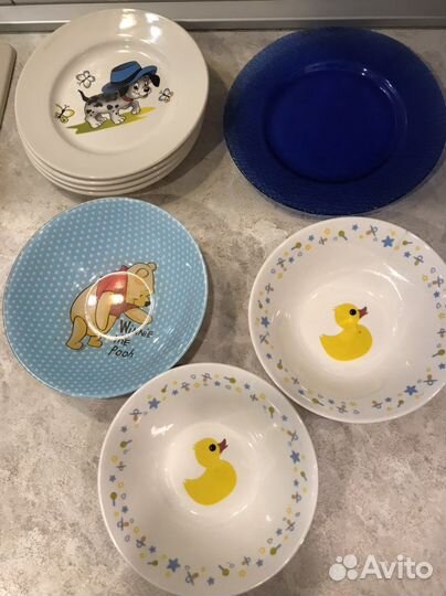 Набор детских тарелок 8 шт