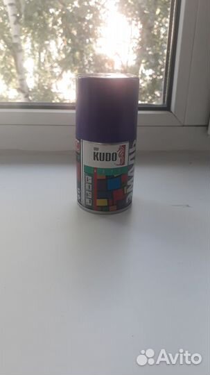 Эмаль алкидная спрей фиолетовая