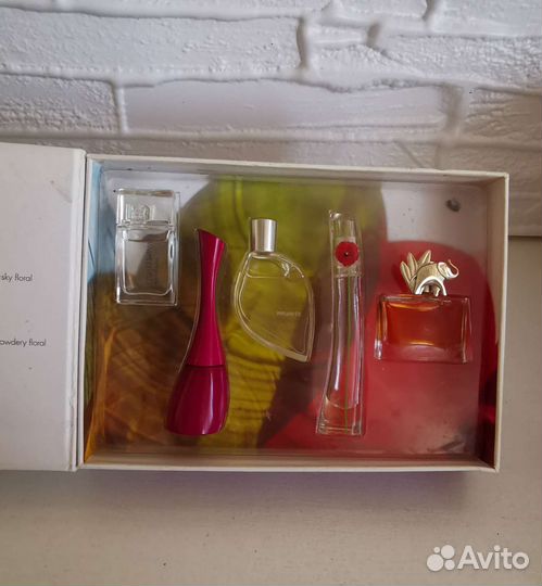 Набор миниатюр Kenzo: L'eau,Jungle,Flower,Amour