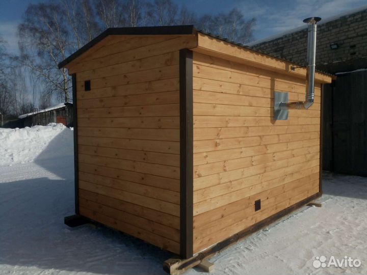 Баня каркасная