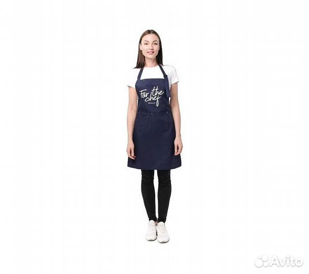 Фартук кухонный Home One саржа темно-синий