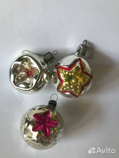 Елочные игрушки СССР одним лотом символика