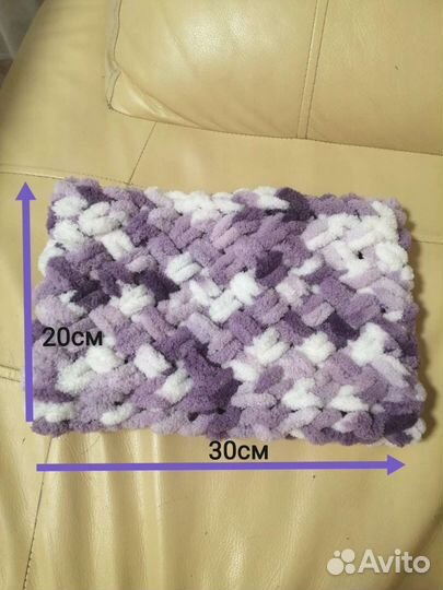 Снуд шарф детский плюшевый