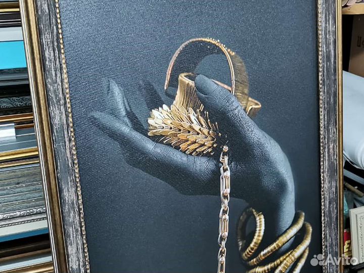 Стильная картина на холсте в интерьер