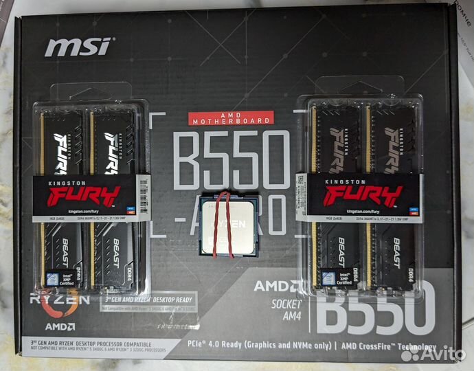 Материнская плата MSI B550-A PRO